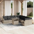 vidaXL Steel Large Sofa Set in Gray/Anthracite