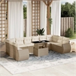 vidaXL 11 Piece Sofa Set in Beige