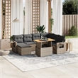 vidaXL 8 Piece Sofa Set in Gray