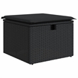 vidaXL 8 Piece Poly Rattan Sofa Set in Black