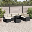vidaXL 9 Piece Poly Rattan Patio Sofa Set