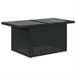 vidaXL 7 Piece Steel Sofa Set in Black