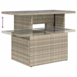 vidaXL Poly Rattan Sofa Set in Gray