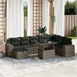 vidaXL Steel Sofa Set in Gray
