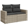 vidaXL 11 Piece Sofa Set in Gray
