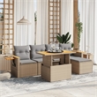 vidaXL Garden Sofa Set in Beige