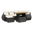 vidaXL 7 Piece Poly Rattan Patio Sofa Set