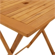 vidaXL Solid Acacia Wood Bistro Set in Gray