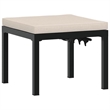 vidaXL Steel Garden Bench in Black
