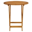 vidaXL Solid Acacia Wood Bistro Set in Gray