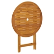 vidaXL Solid Acacia Wood Bistro Set in Gray