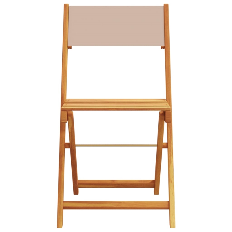 vidaXL Solid Acacia Wood Bistro Set