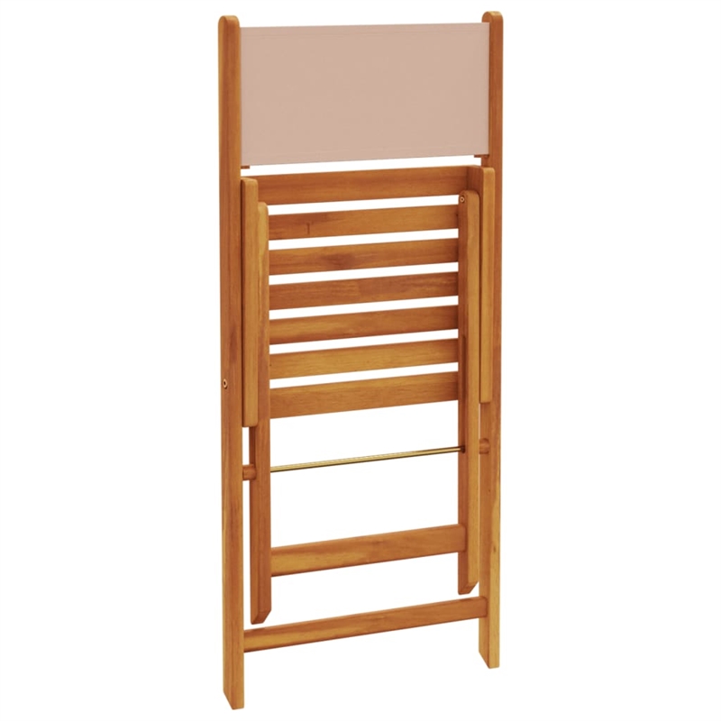 vidaXL Solid Acacia Wood Bistro Set