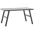 vidaXL 4 Piece Steel Bench in Black