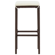 vidaXL 7 Piece Solid Acacia Wood Bar Set in Brown