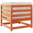 vidaXL Wood Sofa Set in White/Brown/Cream