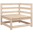 vidaXL 6 Piece Wood Sofa Set in Natural