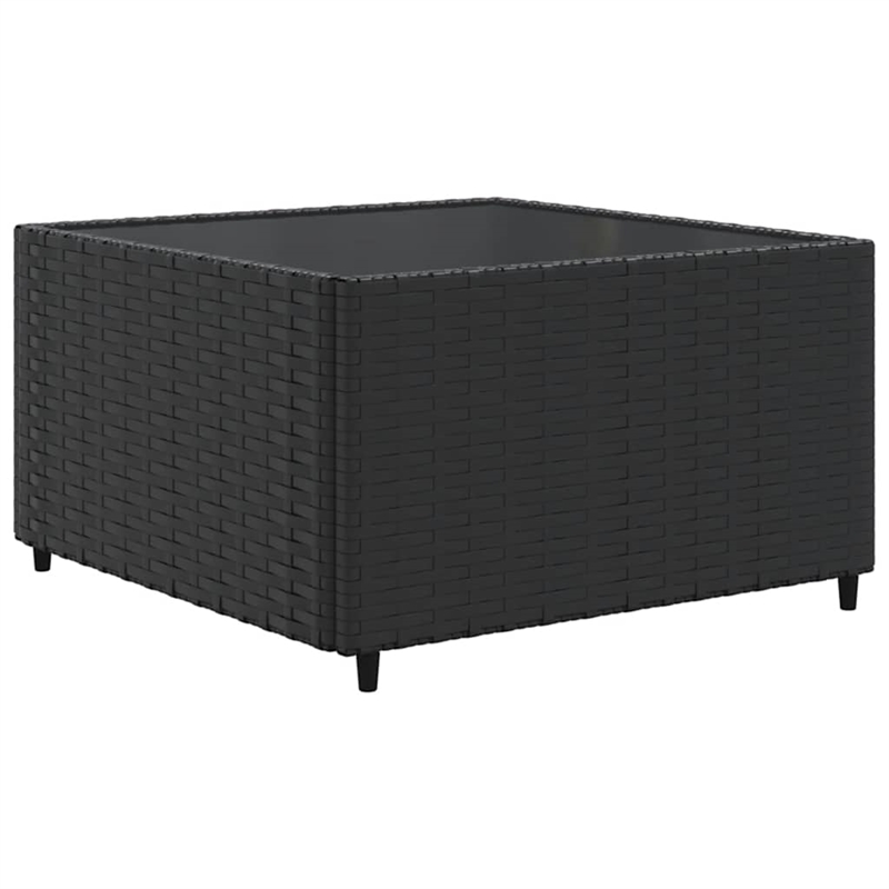 vidaXL 6 Piece Lounge Set in Black/Blue