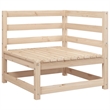 vidaXL 10 Piece Wood Large Sofa Set in Natural