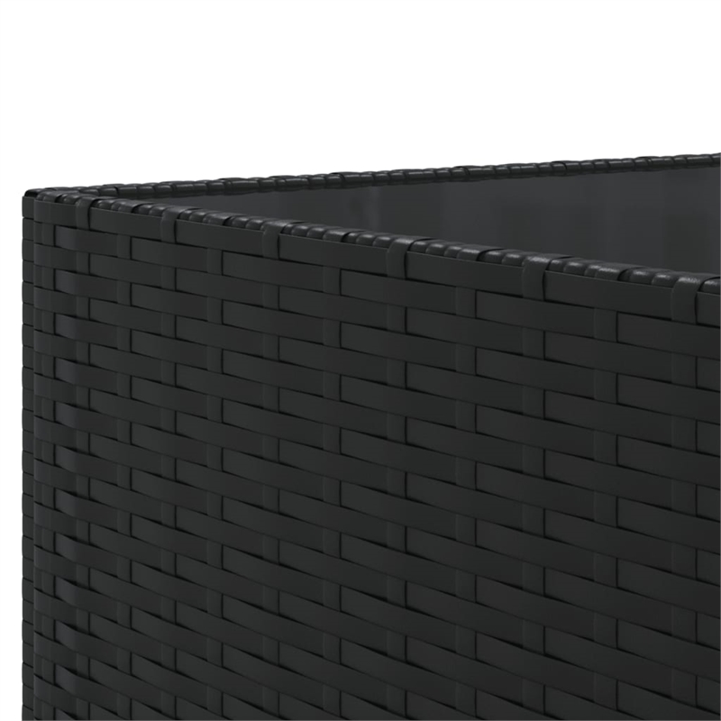 vidaXL 10 Piece Steel Patio Sofa Set in Black