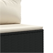 vidaXL 10 Piece Patio Sofa Set in Black/White/Cream