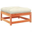 vidaXL 7 Piece Wood Sofa Set in Brown/Cream