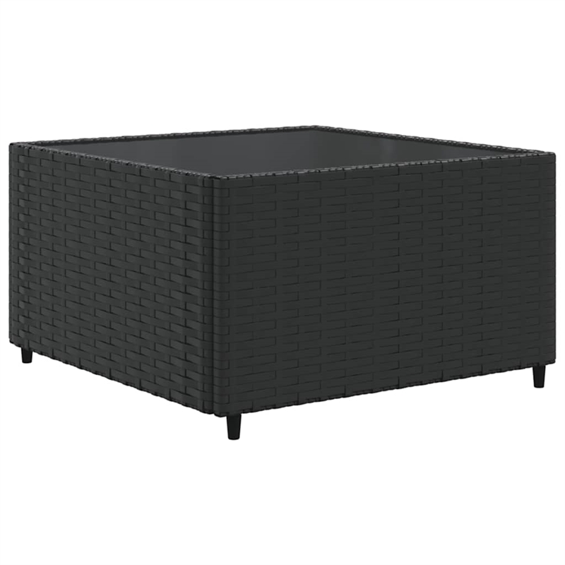 vidaXL 6 Piece Steel Lounge Set in Black