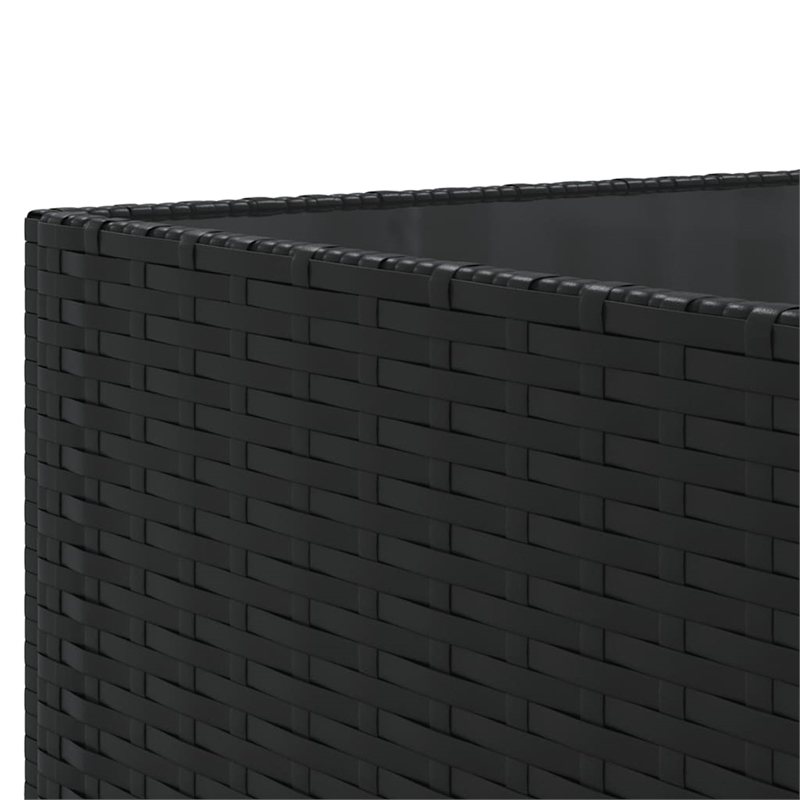 vidaXL 6 Piece Steel Lounge Set in Black