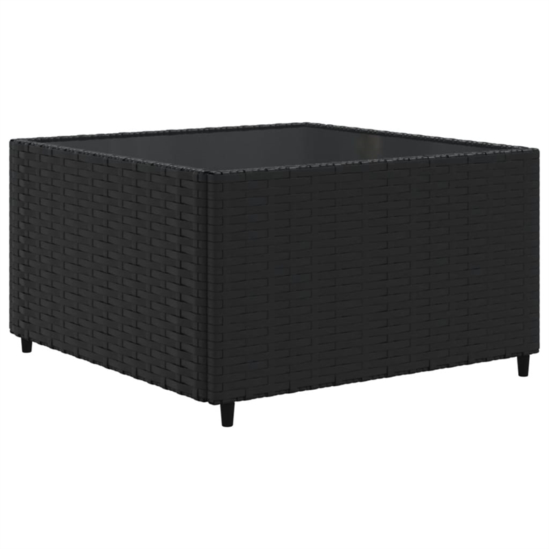 vidaXL 10 Piece Lounge Set in Black/White/Cream