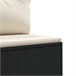 vidaXL 10 Piece Lounge Set in Black/White/Cream