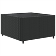 vidaXL 11 Piece Poly Rattan Patio Sofa Set in Black/White/Cream