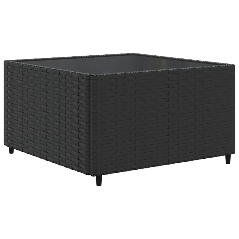 vidaXL 11 Piece Steel Patio Sofa Set in Black