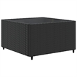 vidaXL 11 Piece Steel Patio Sofa Set in Black