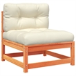 vidaXL 9 Piece Wood Sofa Set in Brown