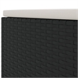 vidaXL 8 Piece Lounge Set in Black/White/Cream
