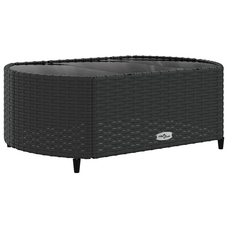 vidaXL 7 Piece Steel Patio Sofa Set in Black/Blue