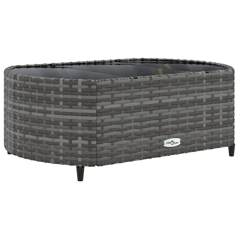 vidaXL 7 Piece Steel Large Patio Sofa Set in Gray/Blue