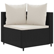 vidaXL 10 Piece Small Patio Sofa Set in Black