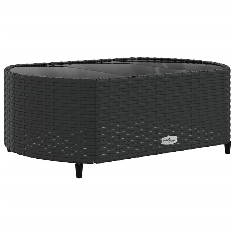 vidaXL 10 Piece Small Patio Sofa Set in Black