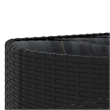 vidaXL 10 Piece Small Patio Sofa Set in Black