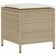 vidaXL 6 Piece Wood Sofa Set in Beige