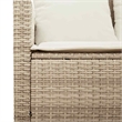 vidaXL 6 Piece Wood Sofa Set in Beige