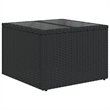 vidaXL 6 Piece Poly Rattan Sofa Set in Black/White/Cream