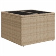 vidaXL 6 Piece Poly Rattan Sofa Set in Beige