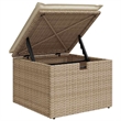 vidaXL 6 Piece Poly Rattan Sofa Set in Beige