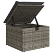 vidaXL 6 Piece Poly Rattan Sofa Set in Gray