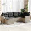 vidaXL 6 Piece Sofa Set in Gray