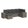 vidaXL Large Sofa Set in Gray