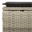 vidaXL 8 Piece Poly Rattan Sofa Set in Gray