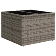 vidaXL 9 Piece Poly Rattan Small Sofa Set in Gray